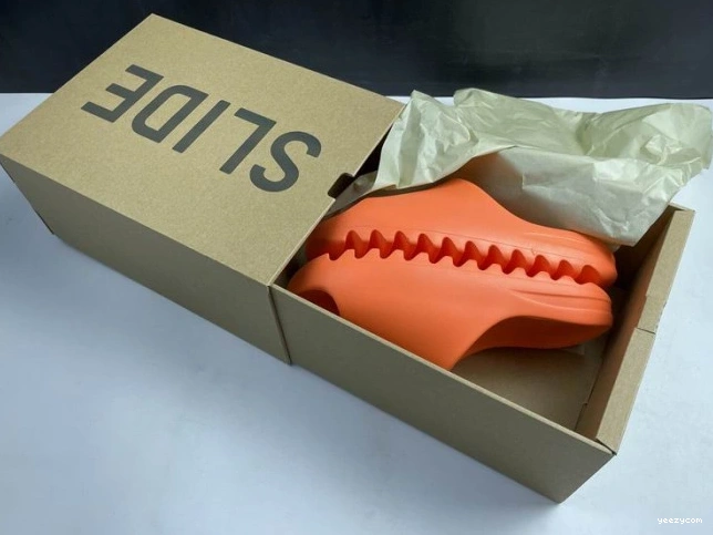 Slide Orange Adidas Yeezy FY7497 1102